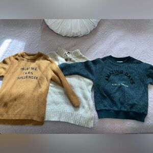 Trendy Sweaters Bundle - Mustard, Cream, Teal